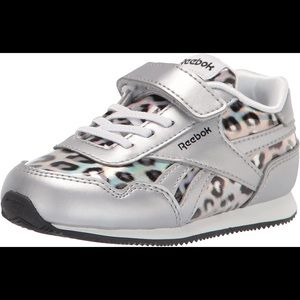 silver leopard print reeboks shoes